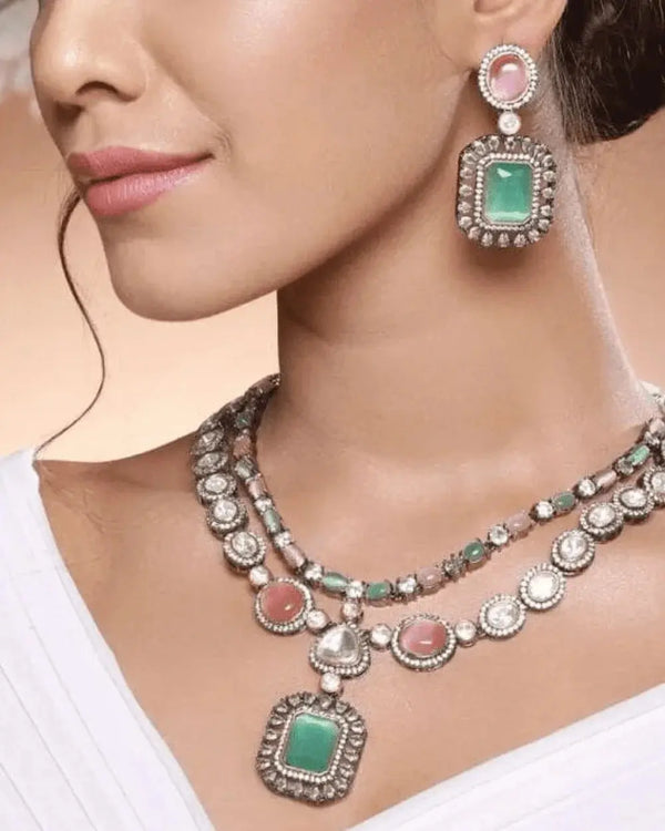 Designer Manish Malhotra Layer Style Set – Royal Bridal Jewellery - Fashionjewellery_21