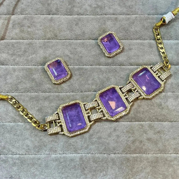 Maysha Doublet Stone Set – Elegant Bridal Jewellery - Fashionjewellery_21